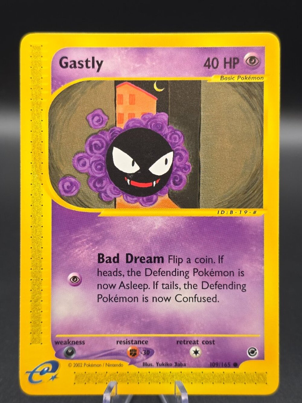 2002 Pokemon E-Reader Gastly Expedition 109/165 Non-Holo NM